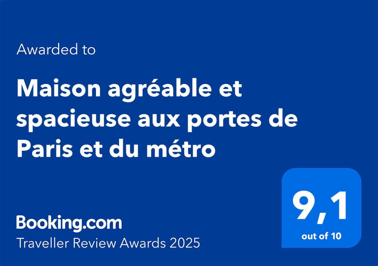 Maison Agreable Et Spacieuse Aux Portes De Paris Et Du Metro Saint-Ouen  Luaran gambar